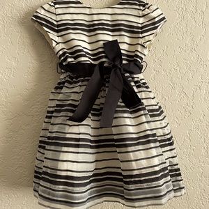 Ralph Lauren Baby Girl Striped Party Tulle  Dress